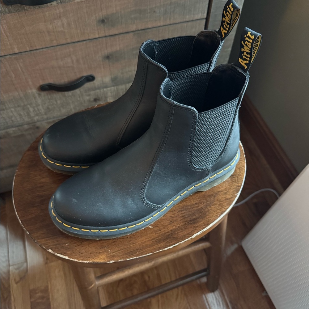 Dr. Martens Men’s Black Leather Boots